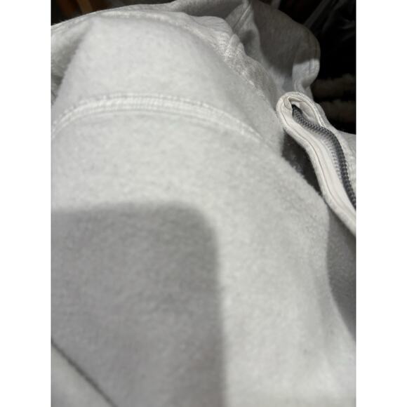 LULULEMON Scuba Oversized Half-Zip Hoodies Heathered Ultra Light Gray SZ. XS/S - Picture 7 of 8